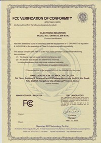 FCC certification of Zoomax low vision aids developer