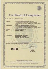 RoHS certification of Zoomax low vision aids developer