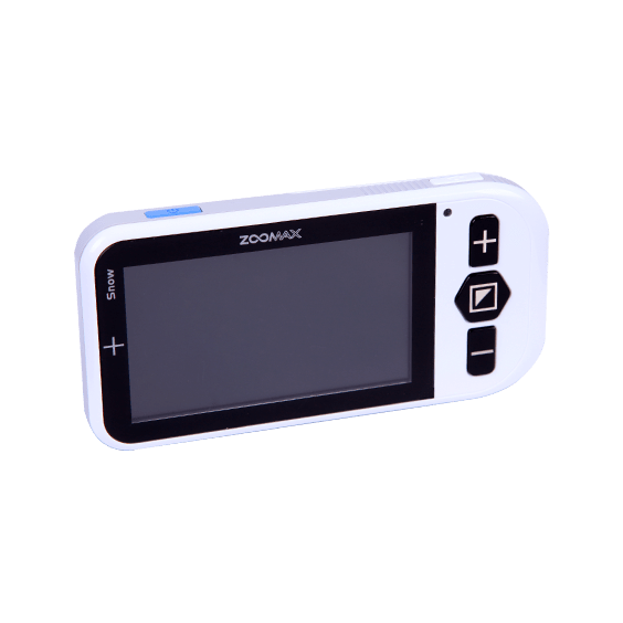 Zoomax handheld video magnifier Snow for low vision