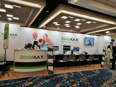 Zoomax's booth at 2017 CSUN