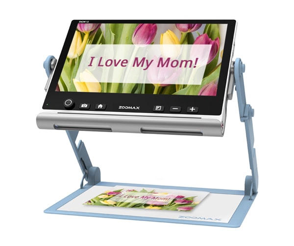 Mothers Day Zoomax Snow 12 Video Magnifier Magnifying A Lovely Card