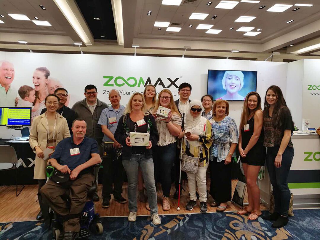 Zoomax in 2017 CSUN exhibit