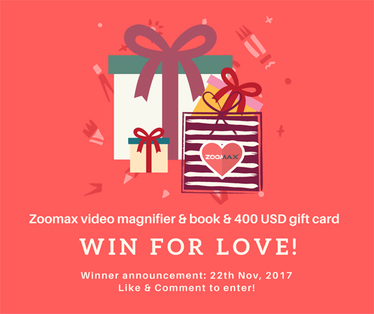 Zoomax win for love lucky draw