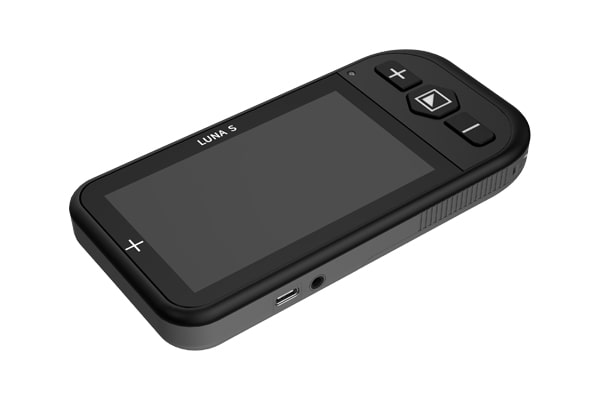 Zoomax Luna S - Lupa de video portátil de 4.3 pulgadas, lupa electrónica HD  portátil para visión baja, (aumento 2X-19x y 10 contrastes altos) con