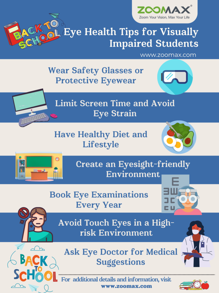 Eye Health Tips for Visually Impaired Students (Free to Download and Share)