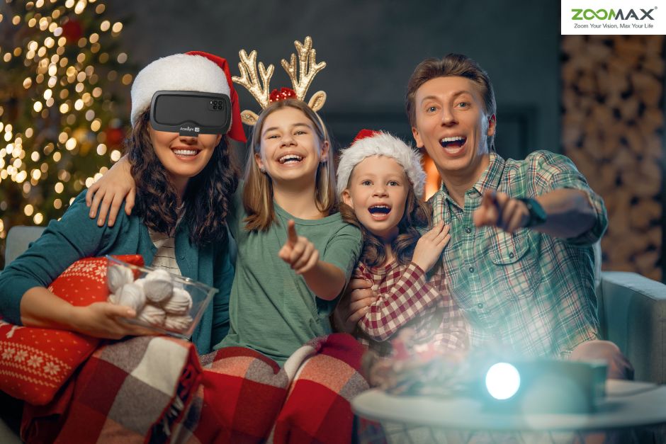 share christmas moviews with low vision family