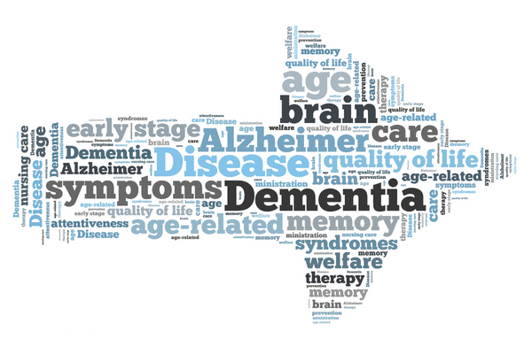 vision loss occur with dementia