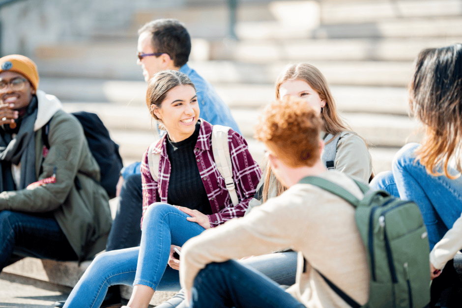 high school students with visual impairments