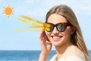 eye protection from exposure to sunlight
