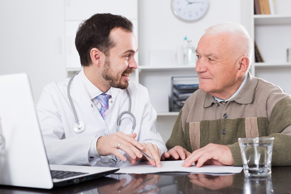 visually impaired seniors see a doctor