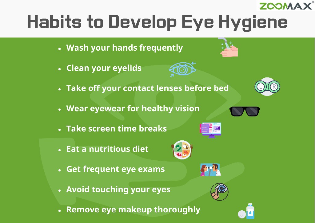 habits to develop eye hygiene