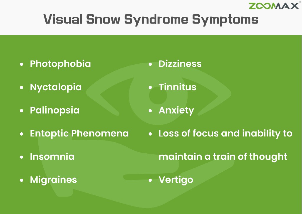 visual snow syndrome symptoms