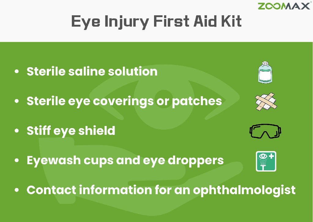 eye injury first aid kit