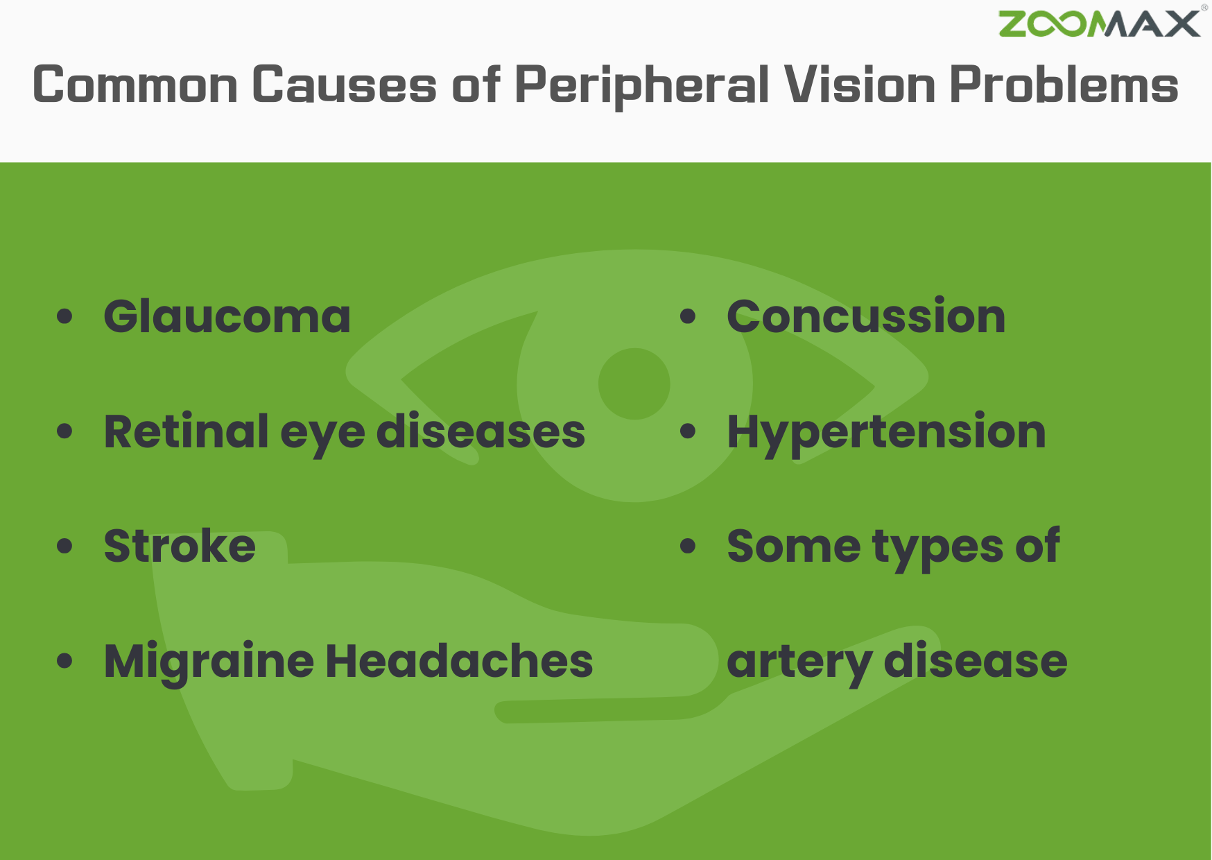common causes of peripheral vision problems