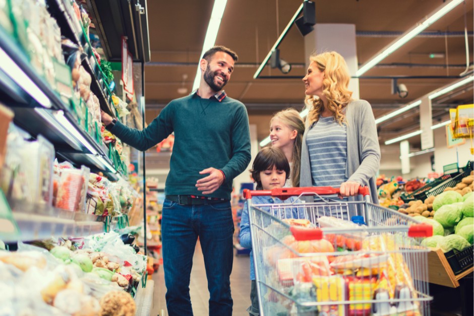 new year shopping with low vision